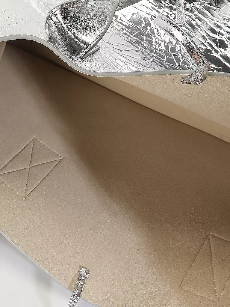 JULIA SKERGETH | Bolso de cuero - Shopper Large | Plata