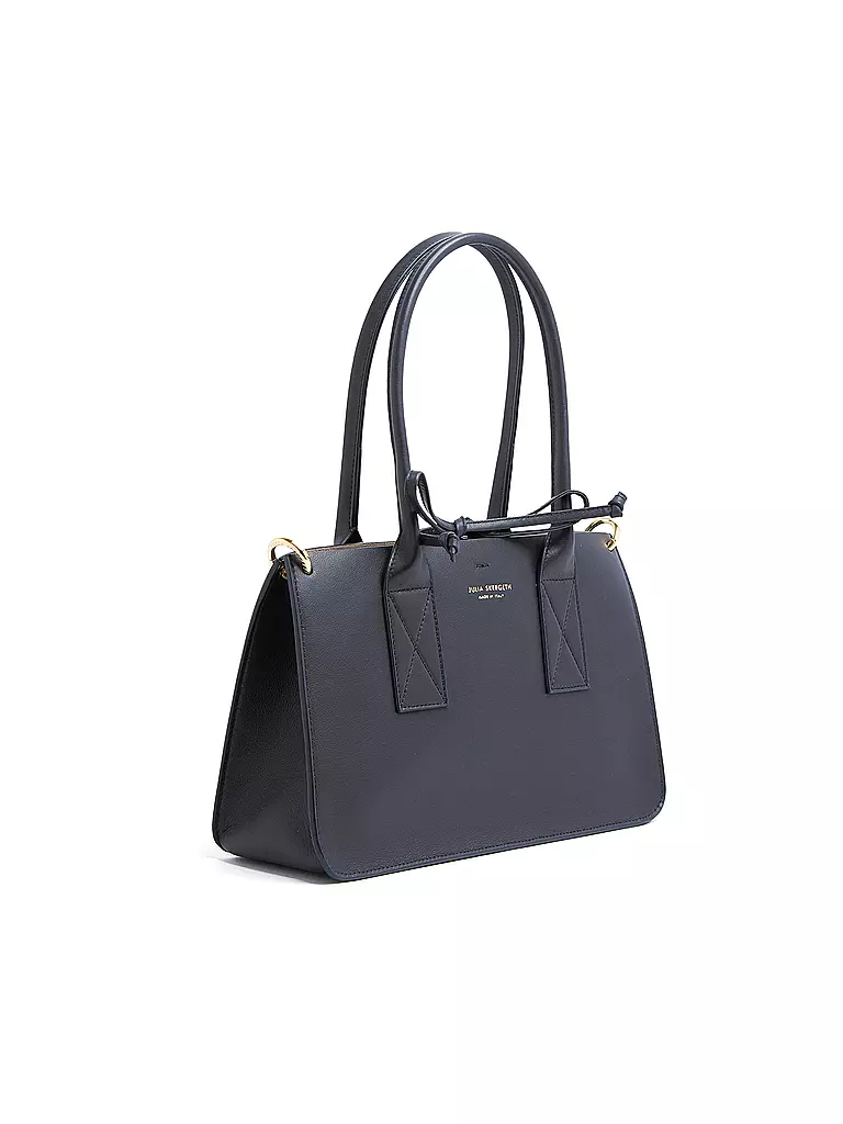 JULIA SKERGETH | Bolso de cuero - Shopper Mediano | Azul oscuro