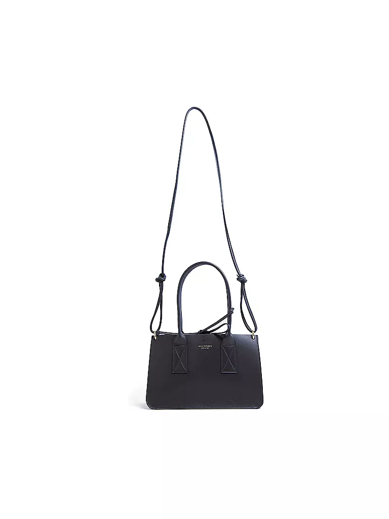 JULIA SKERGETH | Bolso de cuero - Shopper Mediano | Azul oscuro