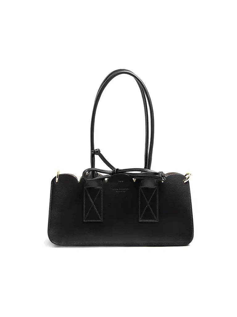 JULIA SKERGETH | Bolso de mano TAKEAWAY BAG TULIP | Negro