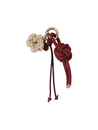 JULIA SKERGETH | Colgante THE KNOT CHARM | Rojo oscuro