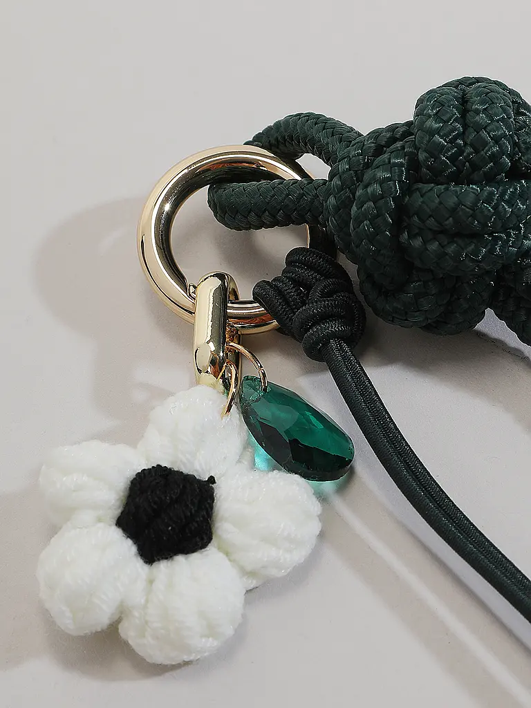 JULIA SKERGETH | Colgante THE KNOT CHARM | Verde oscuro