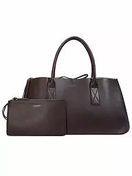 JULIA SKERGETH | Ledertasche - Shopper Large | Rojo oscuro