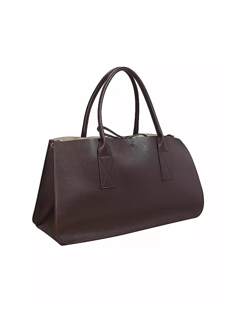 JULIA SKERGETH | Ledertasche - Shopper Large | Rojo oscuro