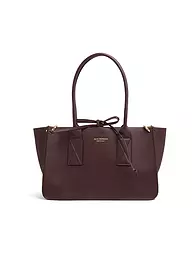 JULIA SKERGETH | Bolso de cuero - Shopper Mediano | Rojo oscuro
