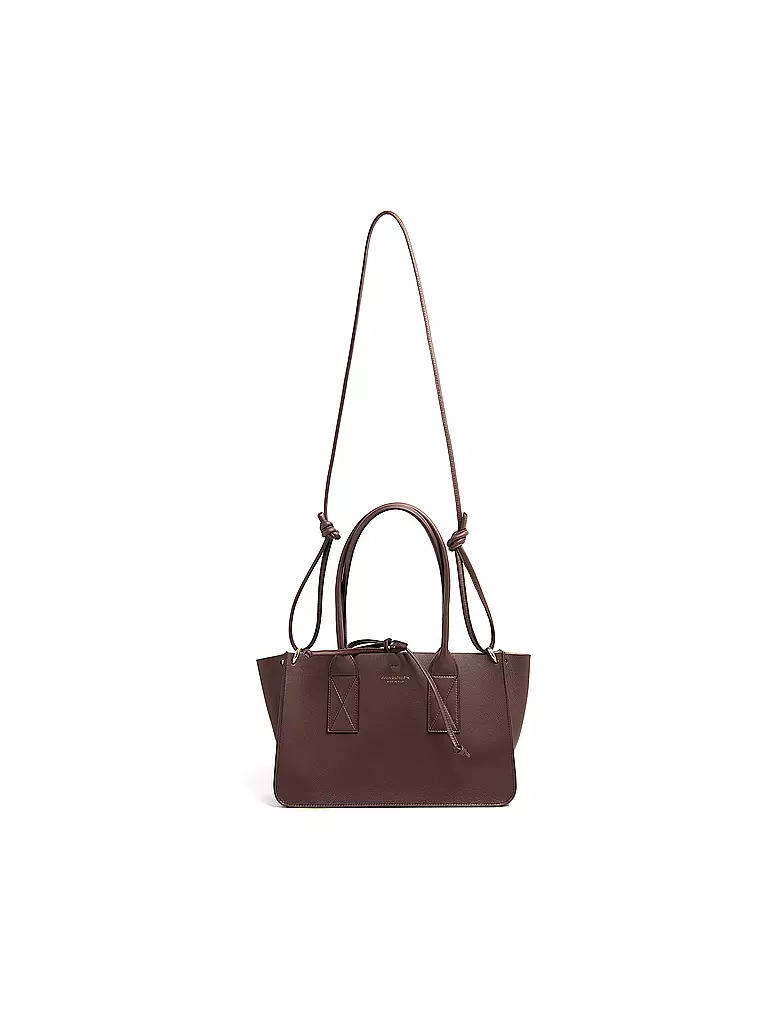 JULIA SKERGETH | Ledertasche - Shopper Medium | Rojo oscuro