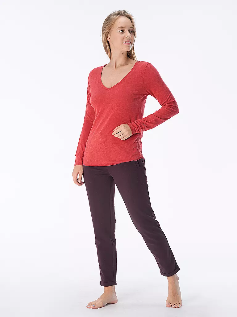 JUVIA | Camiseta Loungewear | Rojo