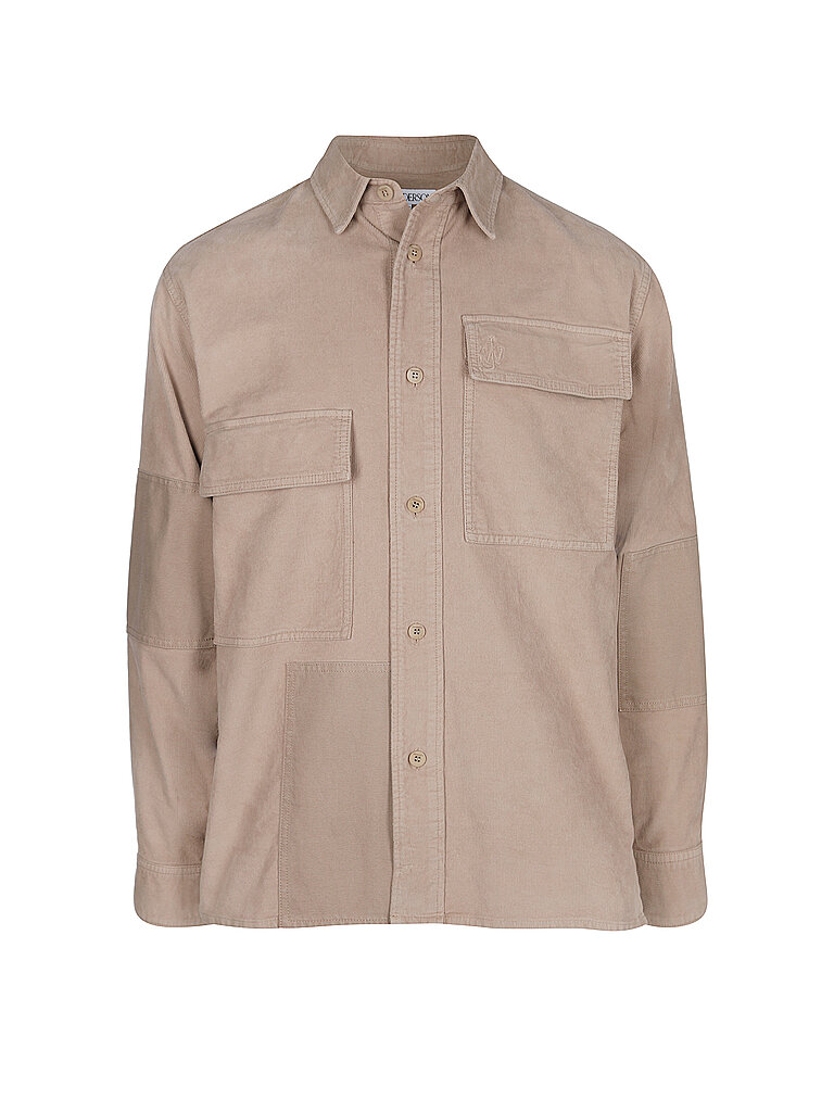Sobrecamisa corte oversized camel 46