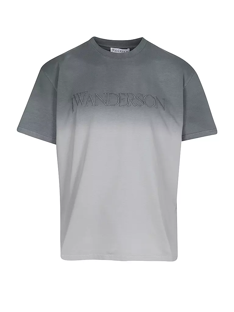 JW ANDERSON | Camiseta LOGO GRADIENT TEE | Gris claro