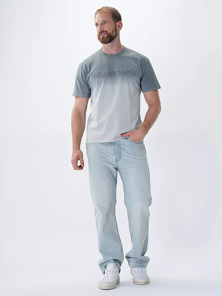 JW ANDERSON | Camiseta LOGO GRADIENT TEE | Gris claro