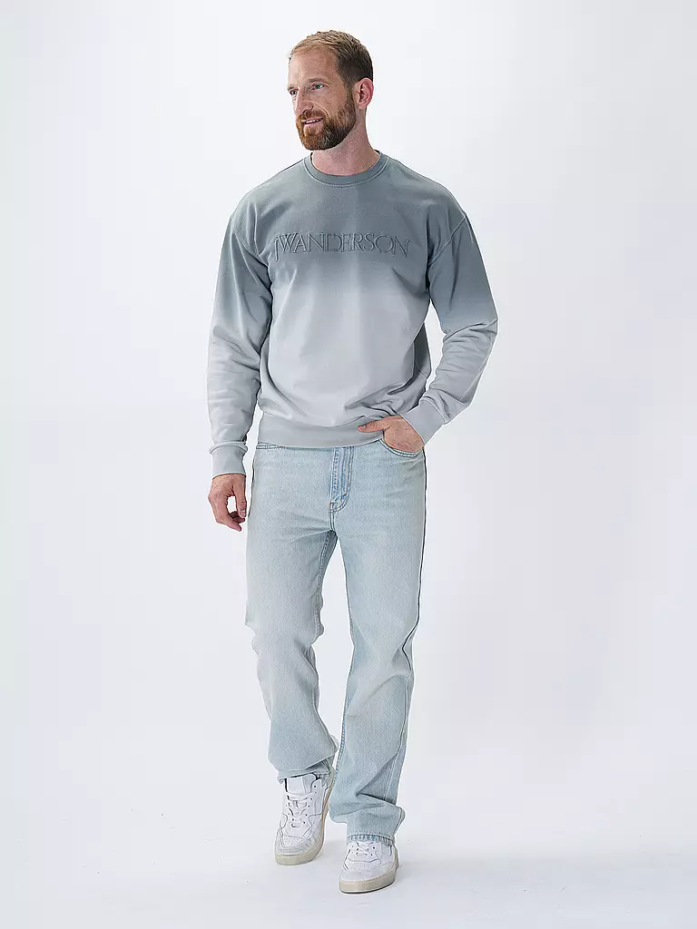 JW ANDERSON | Suéter LOGO GRADIENT SWEATER | Gris claro