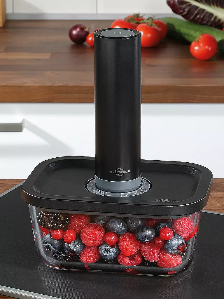 KÜCHENPROFI | Bomba de vacío EASYFRESH eléctrica Negro | Negro