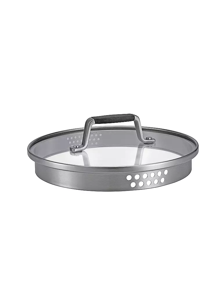 KÜCHENPROFI | Cacerola 20cm/3l BOLOGNA Acero inoxidable /Negro | 