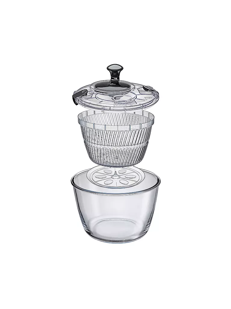 KÜCHENPROFI | Centrifugadora de ensalada FRESH | Transparente