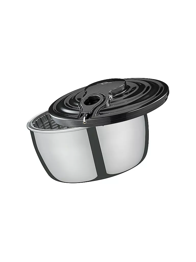 KÜCHENPROFI | Centrifugadora de ensalada WAVE 24,5cm acero inoxidable | 