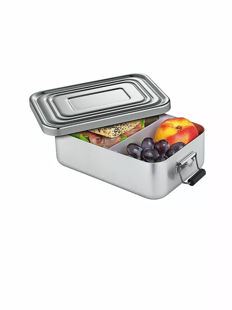 KÜCHENPROFI | Fiambrera - Lunchbox pequeña 18x12cm (Plata) | Plata