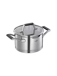 KÜCHENPROFI | Kochtopf  16cm/1,7l BOLOGNA Edelstahl/Schwarz | Plata