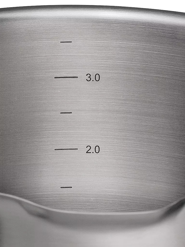KÜCHENPROFI | Kochtopf  20cm/4l BOLOGNA Edelstahl/Schwarz | Plata