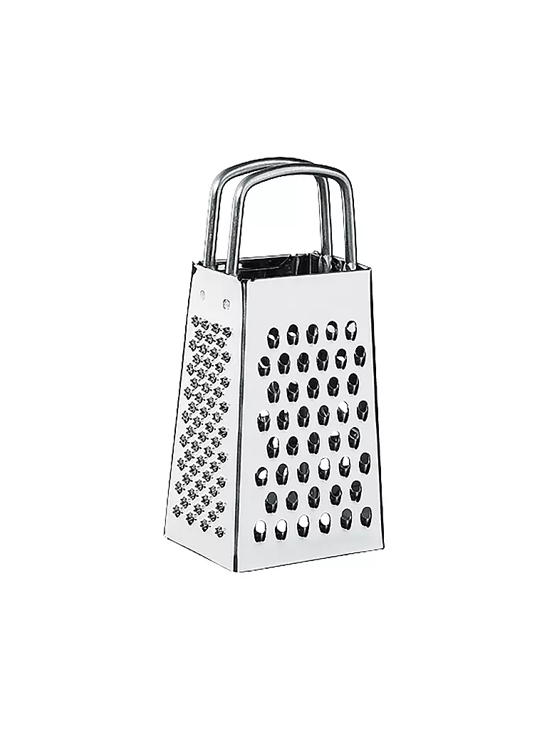 KÜCHENPROFI | Mini rallador cuadrado de 8 cm de acero inoxidable | silber