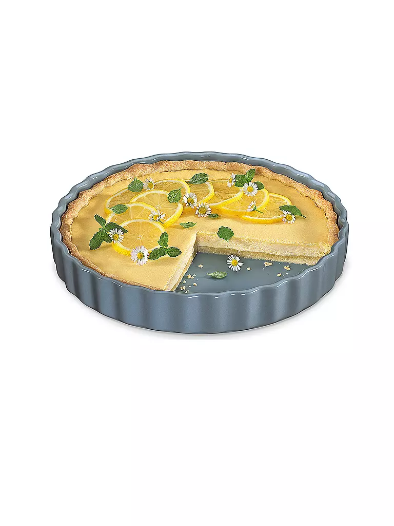 KÜCHENPROFI | Molde para tarta PORTO 28cm/1,5l Azul | Azul claro