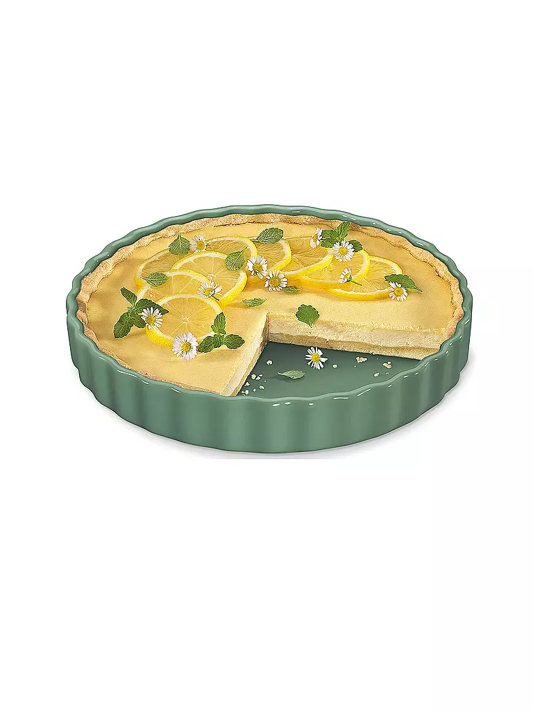 KÜCHENPROFI | Molde para tarta PORTO 28cm/1,5l Jade | Verde claro