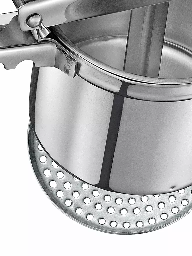 KÜCHENPROFI | Prensa de patatas TRIO de acero inoxidable | silber
