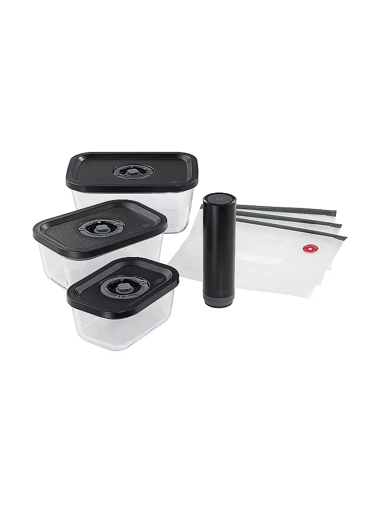KÜCHENPROFI | Set de inicio de vacío EASYFRESH de 7 piezas | Negro