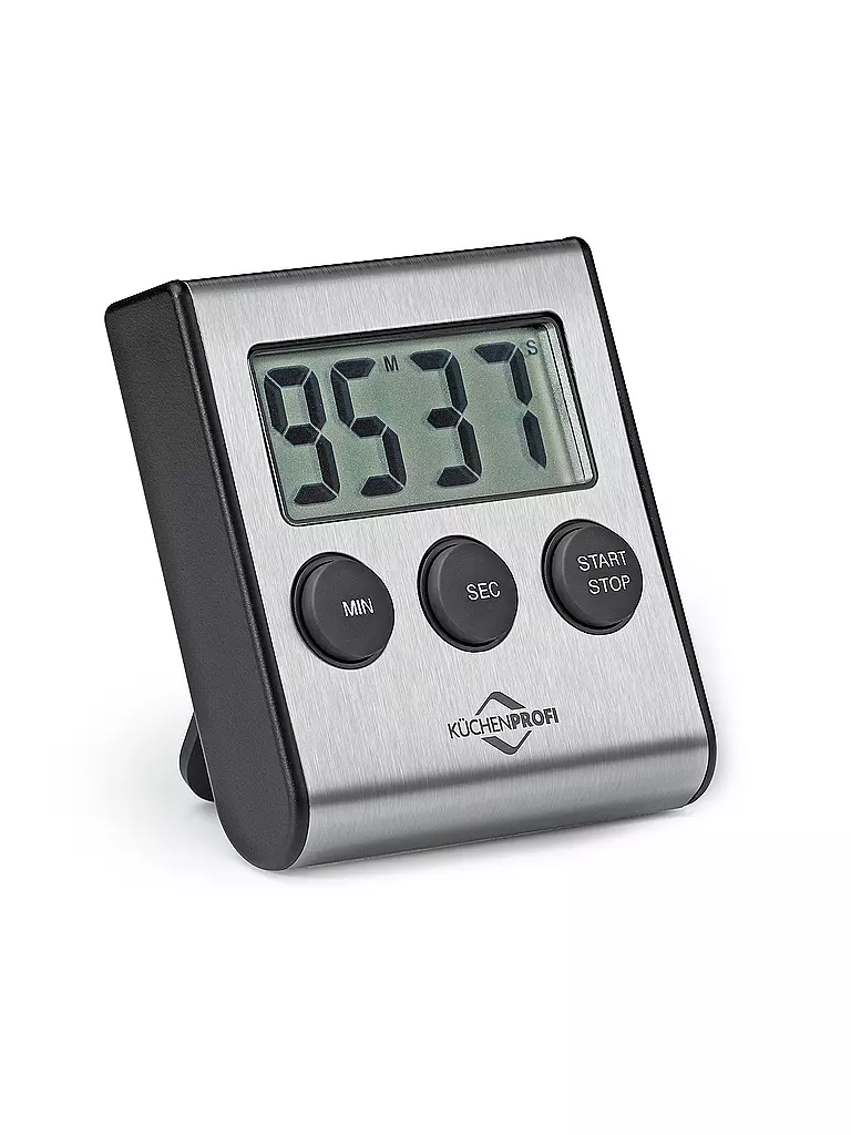 KÜCHENPROFI | Temporizador digital PRIMUS Plata / Negro | Plata
