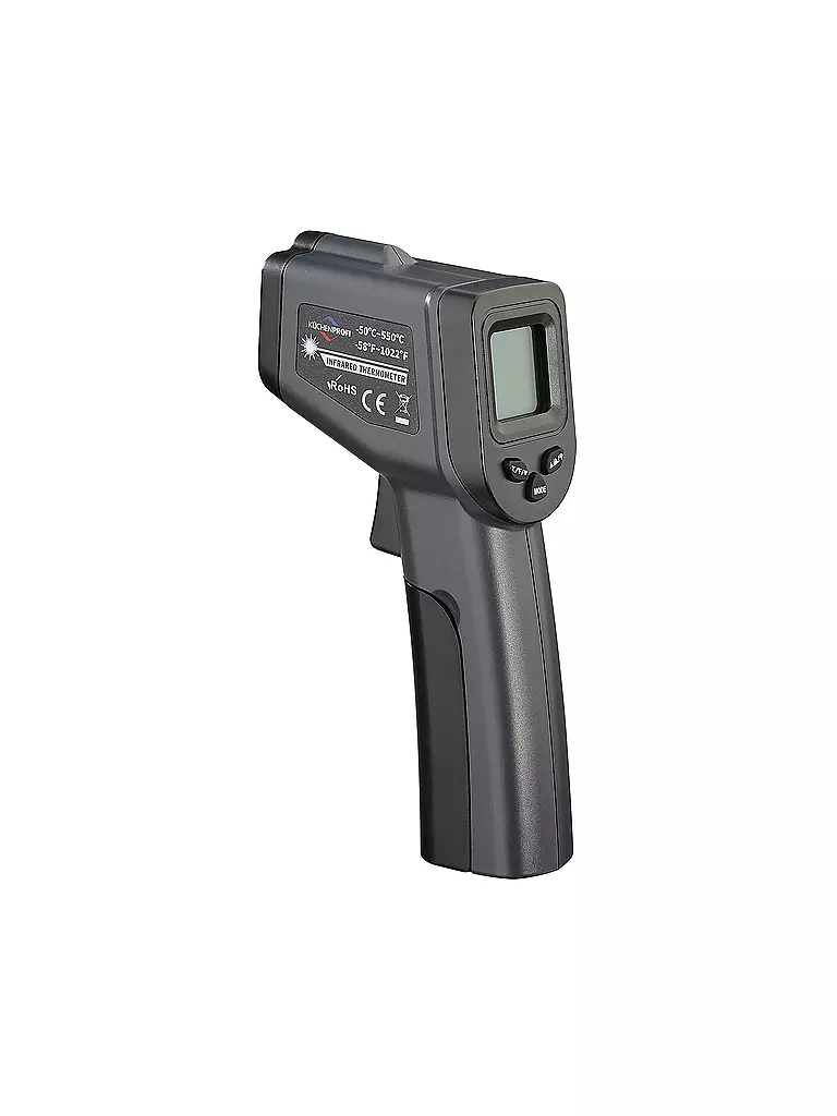 KÜCHENPROFI | Termómetro infrarrojo -50-550C | Negro