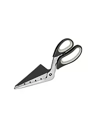KÜCHENPROFI | Tijeras para pizza de 27 cm de acero inoxidable / negro | Plata