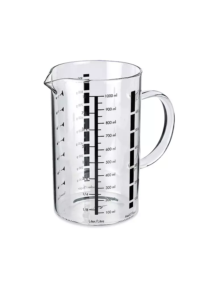 KÜCHENPROFI | Vaso medidor con asa de 0,5 l | Transparente