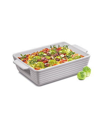 KÜCHENPROFI | Fuente para gratinar BURGUND rectangular 17cm/0,75 l Blanco