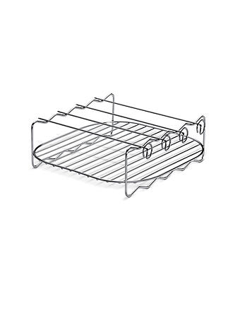 KÜCHENPROFI | Juego de parrilla para freidora de aire IMPULS 8 L 5 piezas de acero inoxidable