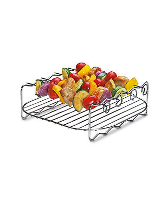 KÜCHENPROFI | Juego de parrilla para freidora de aire IMPULS 8 L 5 piezas de acero inoxidable