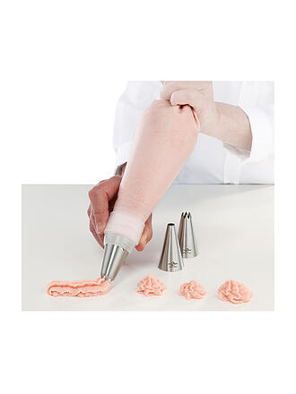 KÜCHENPROFI | Set de boquillas BAKE de 6 piezas. Nylon / Acero inoxidable
