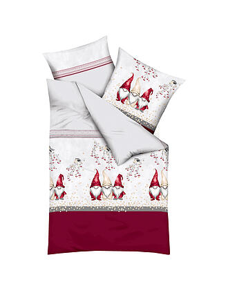 KAEPPEL | Ropa de cama de franela WICHTEL KUMPEL 70x90cm/140x200cm Plata