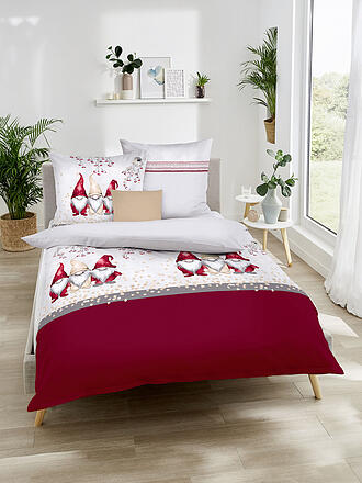 KAEPPEL | Ropa de cama de franela WICHTEL KUMPEL 70x90cm/140x200cm Plata