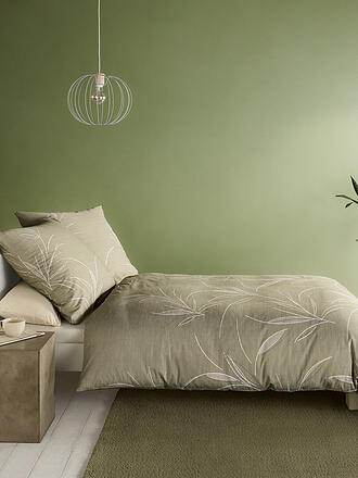 KAEPPEL | Ropa de cama de franela ORGANIC 70x90cm/140x200cm Caqui