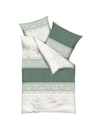 KAEPPEL | Ropa de cama de franela NORDIC 70x90cm/140x200cm Verde