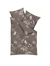 KAEPPEL | Ropa de cama de franela 70x90cm/140x200cm SCHNEEEULE Marrón | Marrón