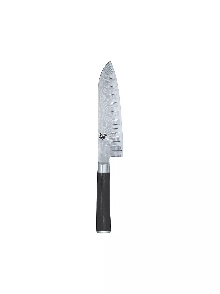 KAI | Cuchillo Santoku con filo alveolado "Shun Classic" 18cm | Plata