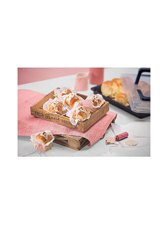 KAISER | Bandeja para hornear con tapa 42x29cm antiadherente negro