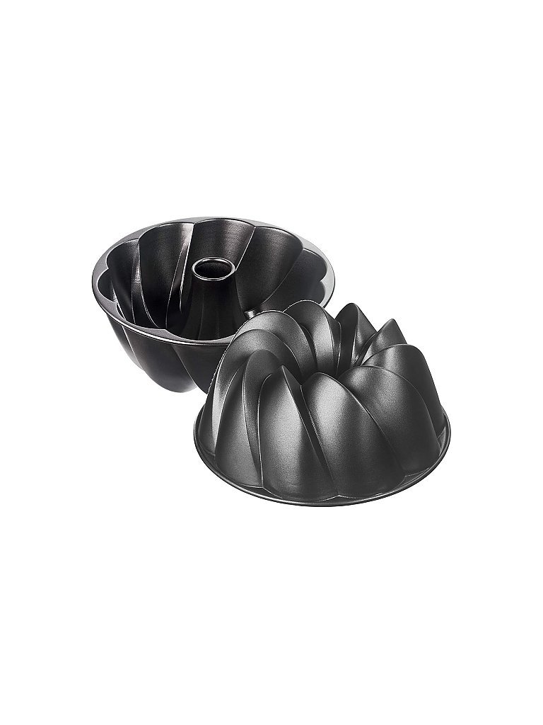 Molde de Gugelhupf ondulado de 25 cm antiadherente negro