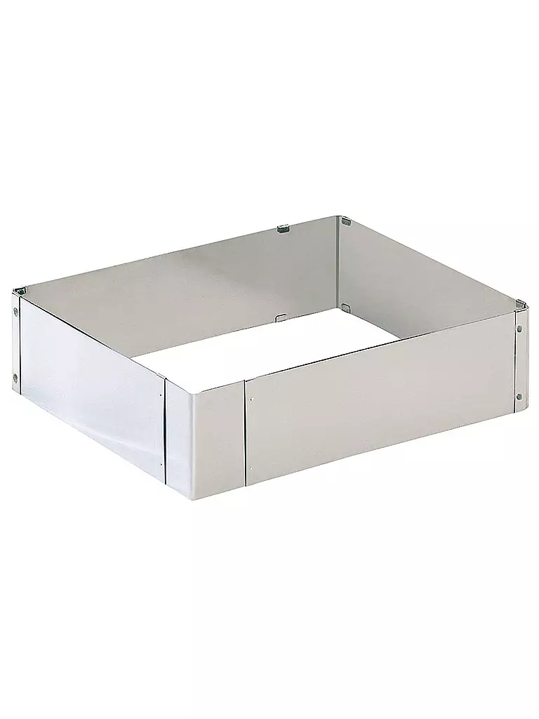 KAISER | Aro para hornear Gourmet (acero inoxidable) | Plata