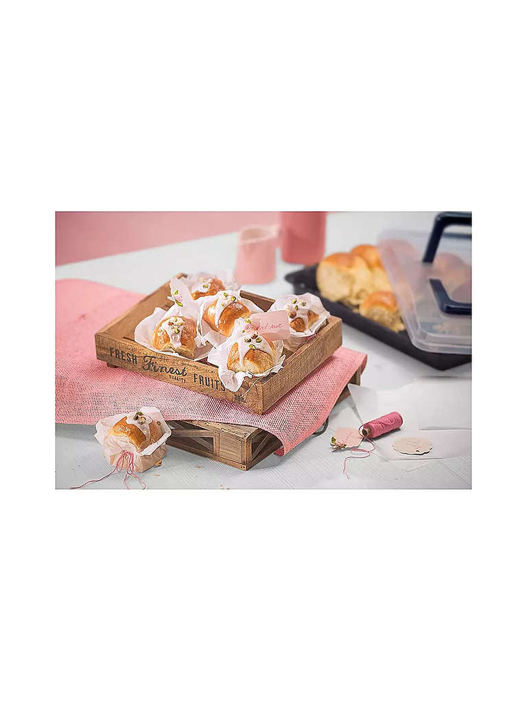 KAISER | Bandeja para hornear con tapa 42x29cm antiadherente negro | Negro