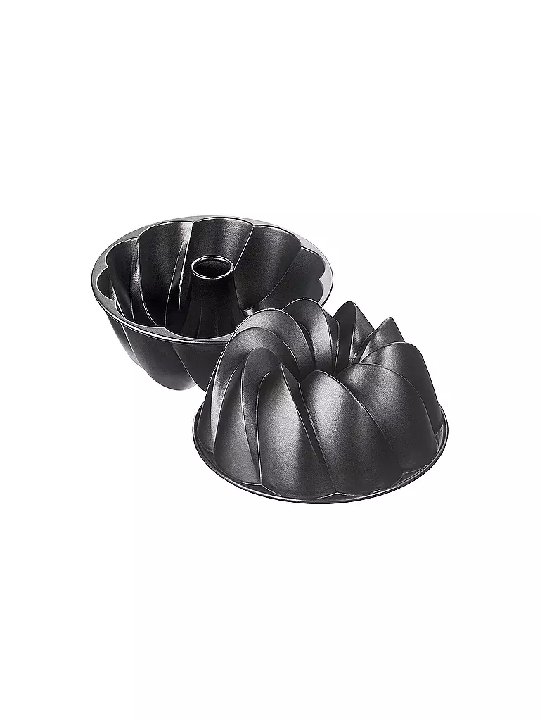 KAISER | Molde de Gugelhupf ondulado de 25 cm antiadherente | Negro