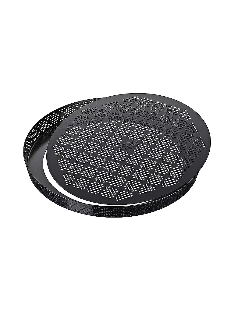 KAISER | Molde para tarta/quiche con fondo desmontable 28cm antiadherente | Negro