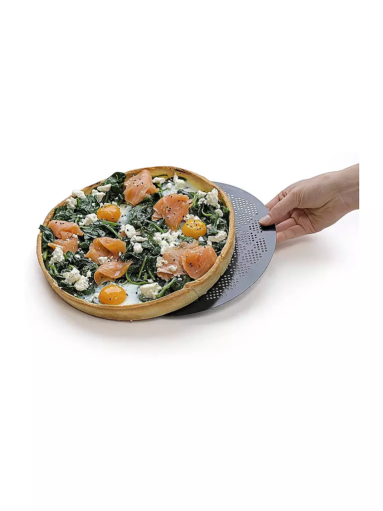 KAISER | Molde para tarta/quiche con fondo desmontable 28cm antiadherente | Negro