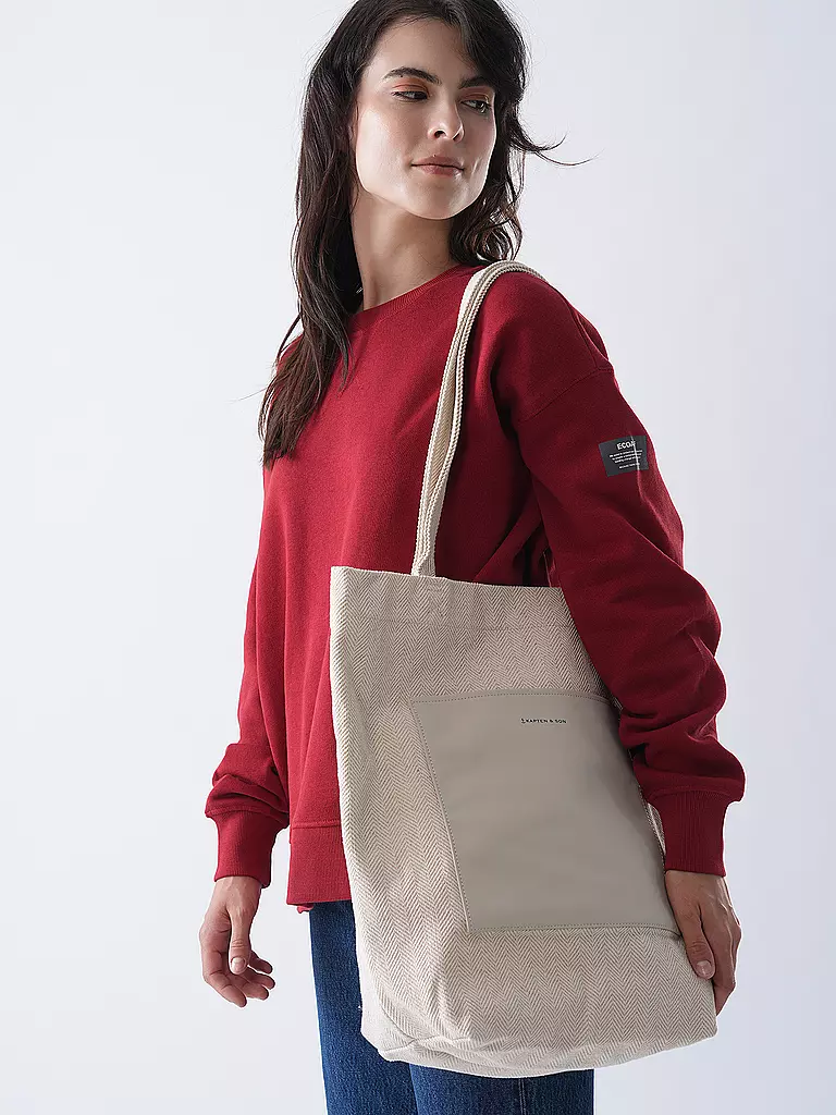KAPTEN & SON | Bolso - Shopper BOHO | creme