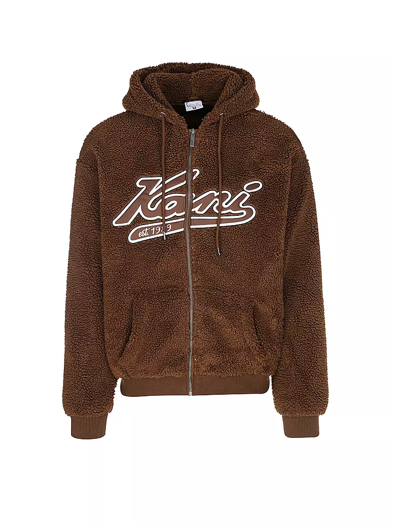 KARL KANI | Jacke in Felloptik  | Marrón
